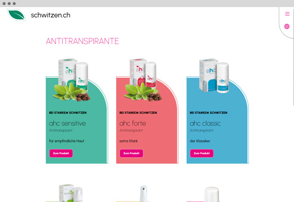 Referenzen Onlineshop schwitzen.ch